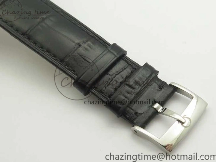 0316 De Ville Prestige Small Second TWF 1:1 Best Edition Black Dial on Black Leather Strap MIYOTA Resilient 8037